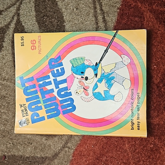 VINTAGE paint with water books for young children. Perfect for a preschool - Picture 7 of 9